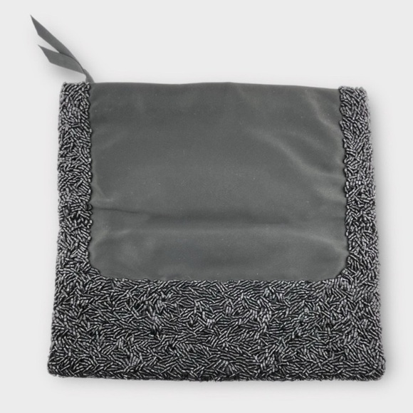 Banana Republic Black Hand Beaded Clutch - Picture 4 of 9